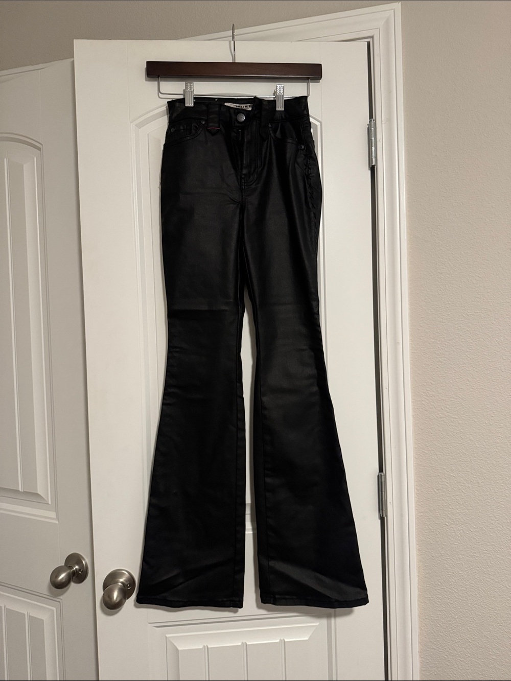 Idyllwind Black Flared Wide-Leg Jeans
